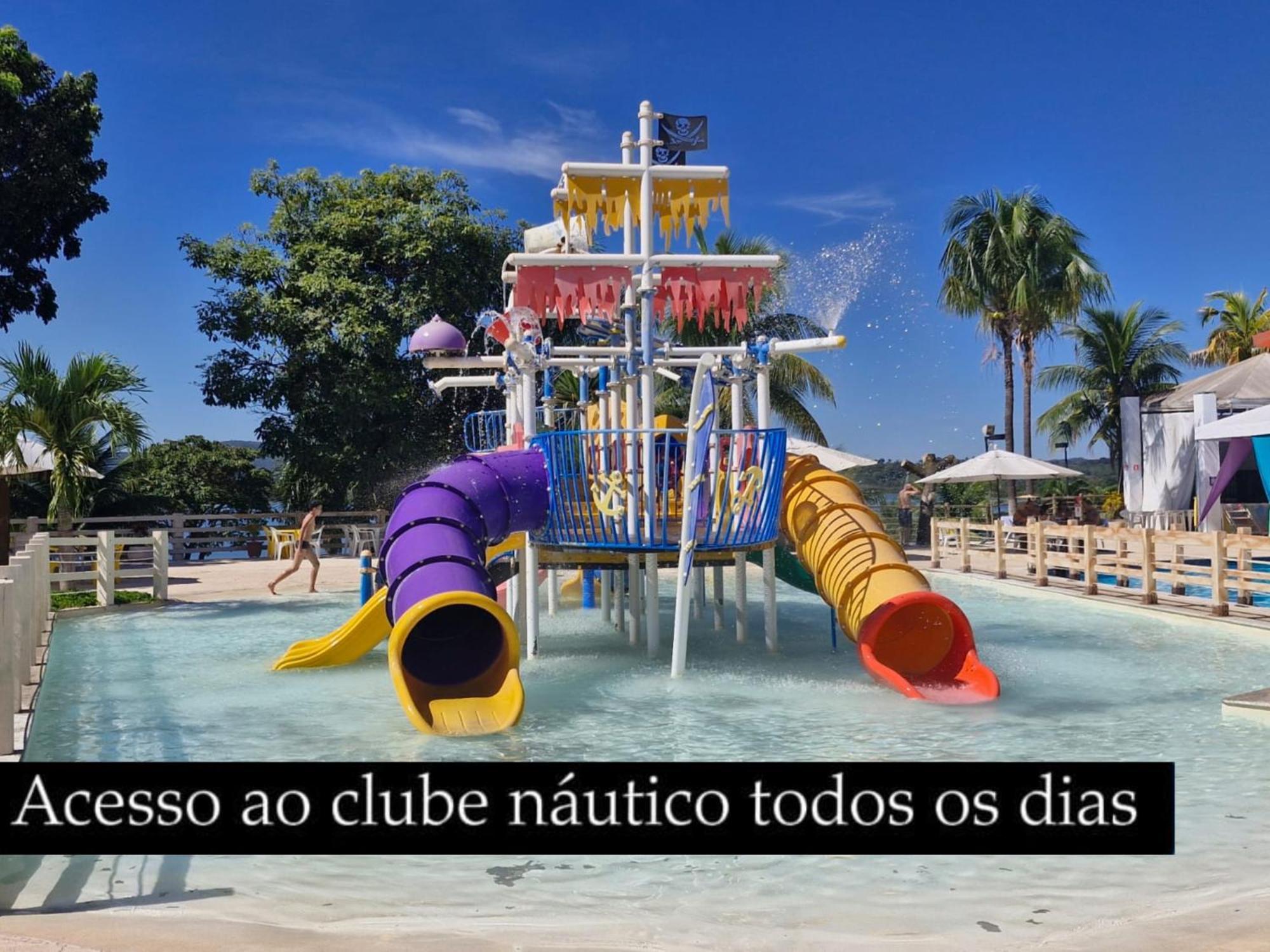 Nautico Flat Com Acesso Ao Clube Nautico Praia- กัลดัสโนวัส ภายนอก รูปภาพ