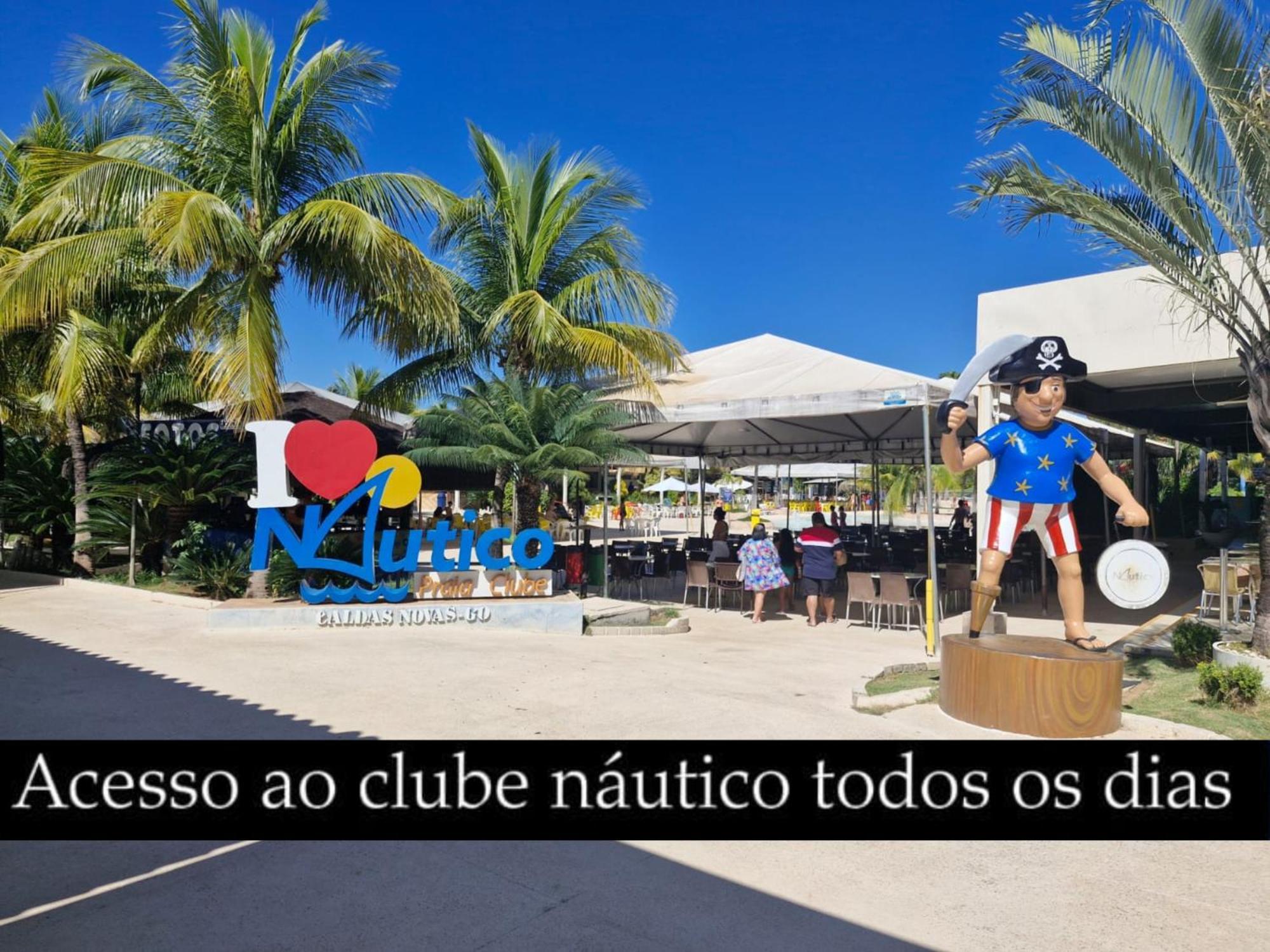 Nautico Flat Com Acesso Ao Clube Nautico Praia- กัลดัสโนวัส ภายนอก รูปภาพ