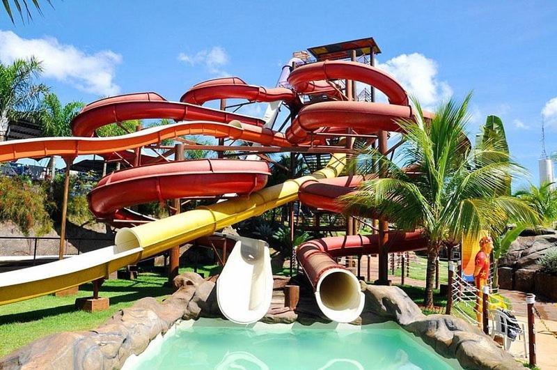 Nautico Flat Com Acesso Ao Clube Nautico Praia- กัลดัสโนวัส ภายนอก รูปภาพ